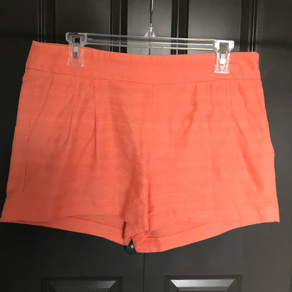 J crew coral shorts.